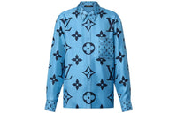LOUIS VUITTON New Quarterly Products Of LV Shirts Women's Blue