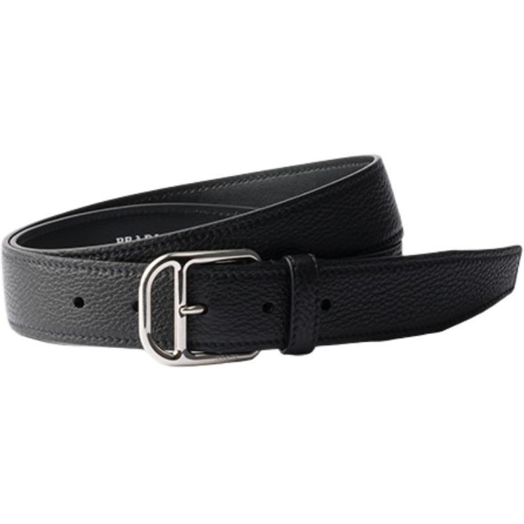 PRADA Pebbled leather Belt