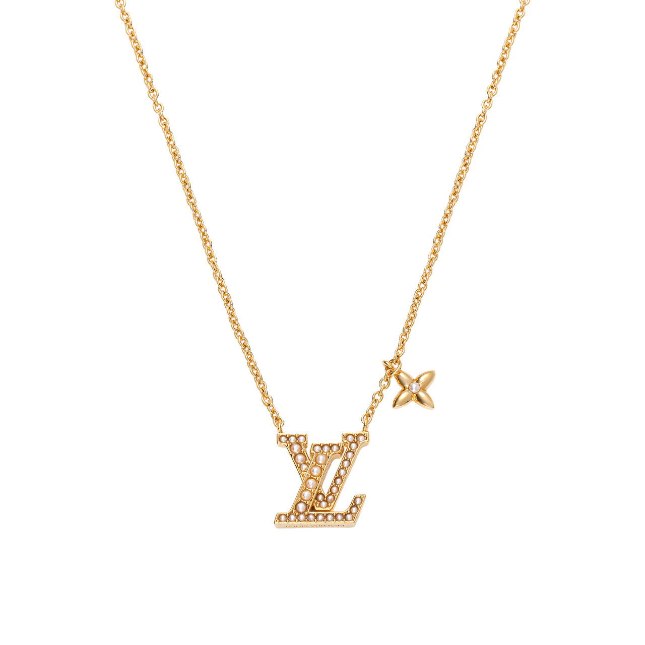 LOUIS VUITTON Metal Necklaces Women's Gold