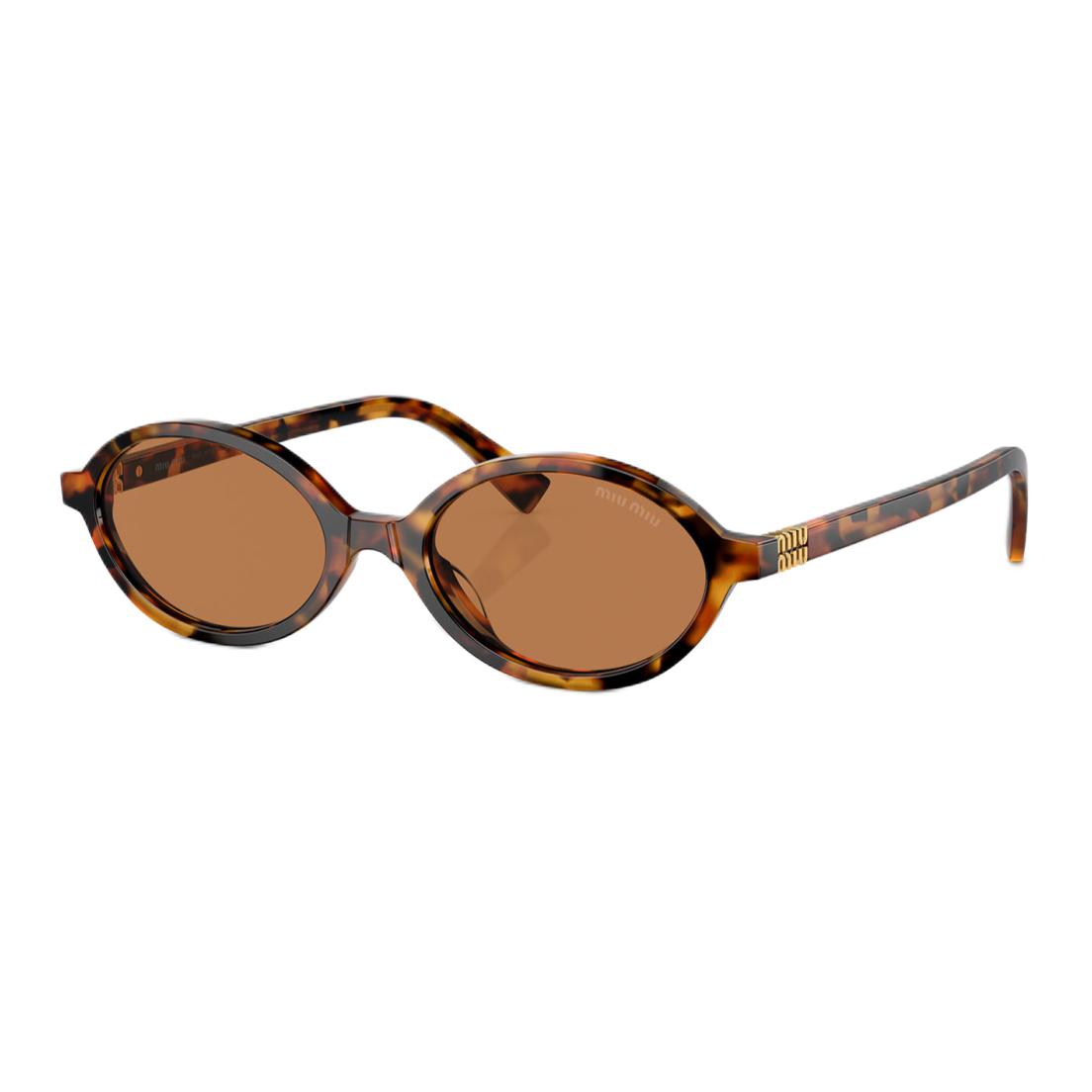 MIU MIU Eyewear Tortoiseshell effect Oval frame Sunglasses