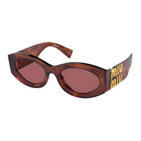 MIU MIU Irregular Shape Sunglasses Women's Tortoiseshell