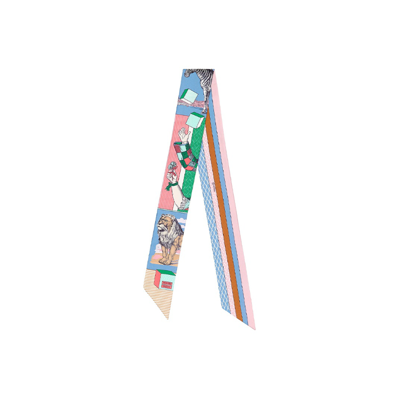 HERMES Silk Scarves Unisex Multicolor