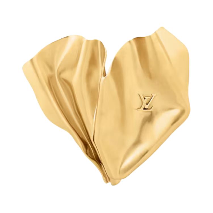 LOUIS VUITTON Lv Sculptural Brooch