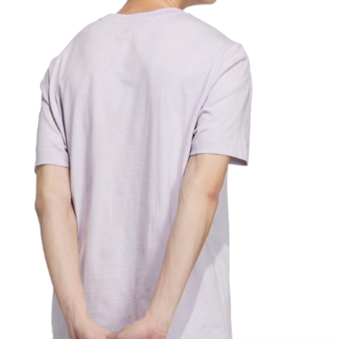 adidas Small Linear Logo T-Shirt Asia Sizing 'Purple' JI9079