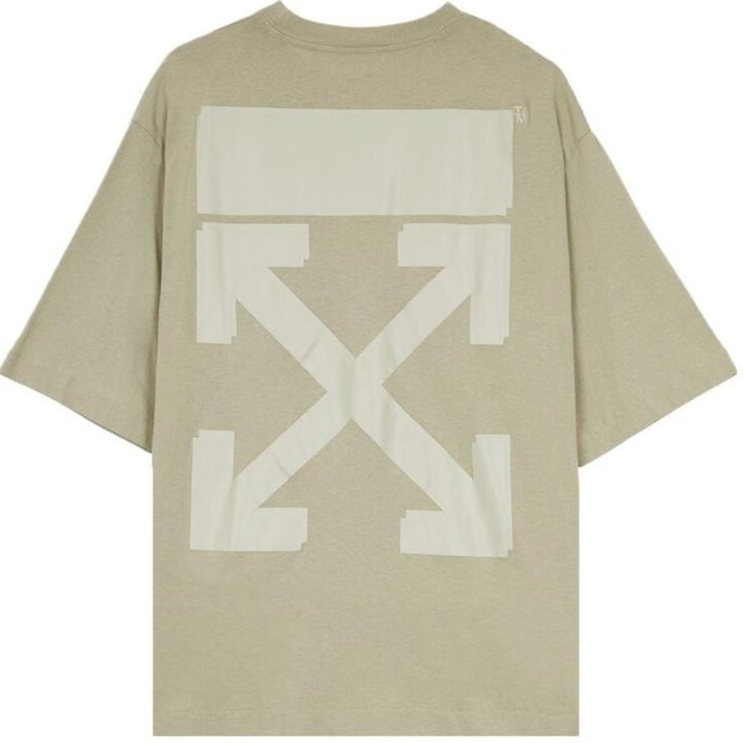 Off-White Rubber Arrows T-Shirt 'Olive Green White' OMAA119F21JER0121717