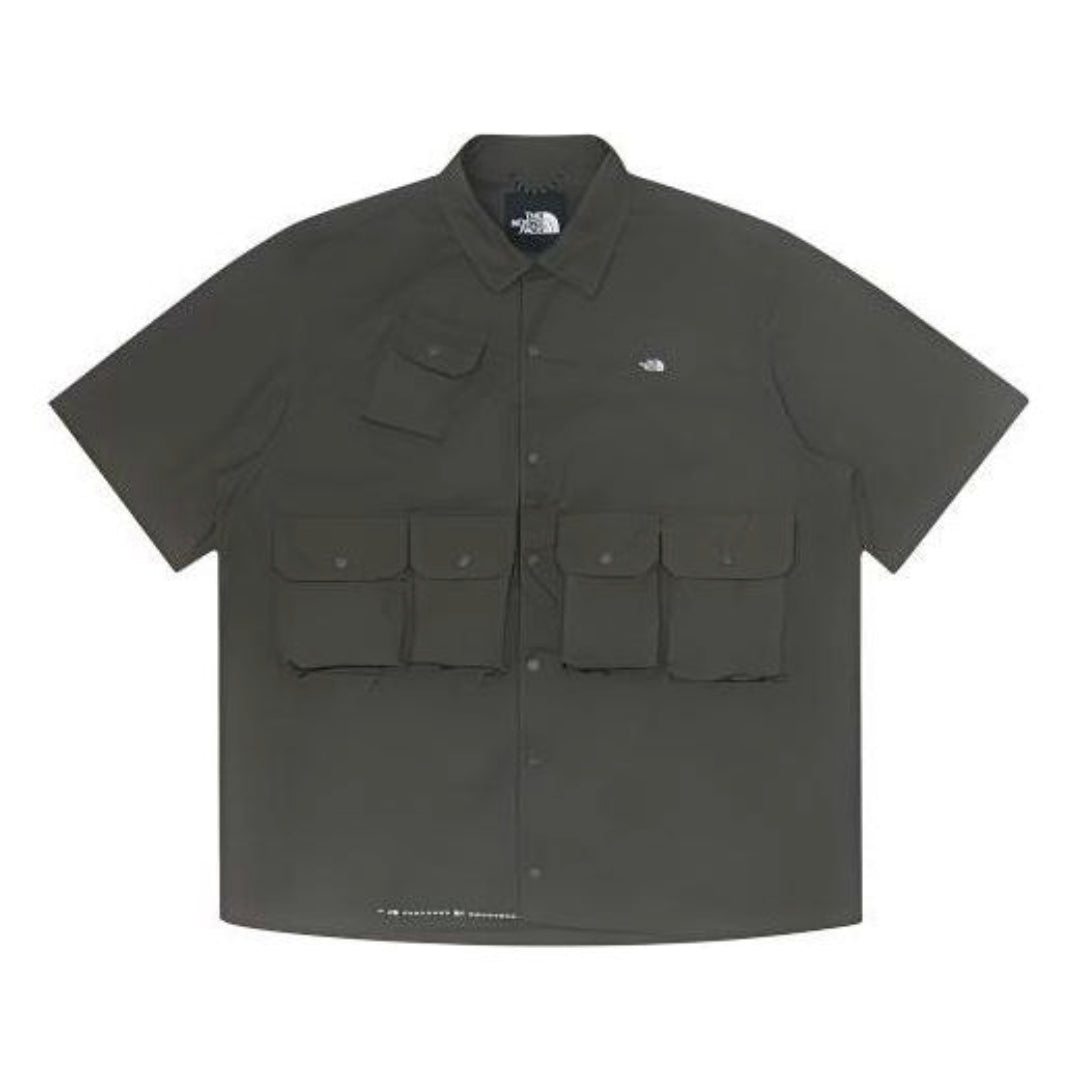 THE NORTH FACE Short Sleeve Solid Shirt 'Olive Green' NF0A885N-21L