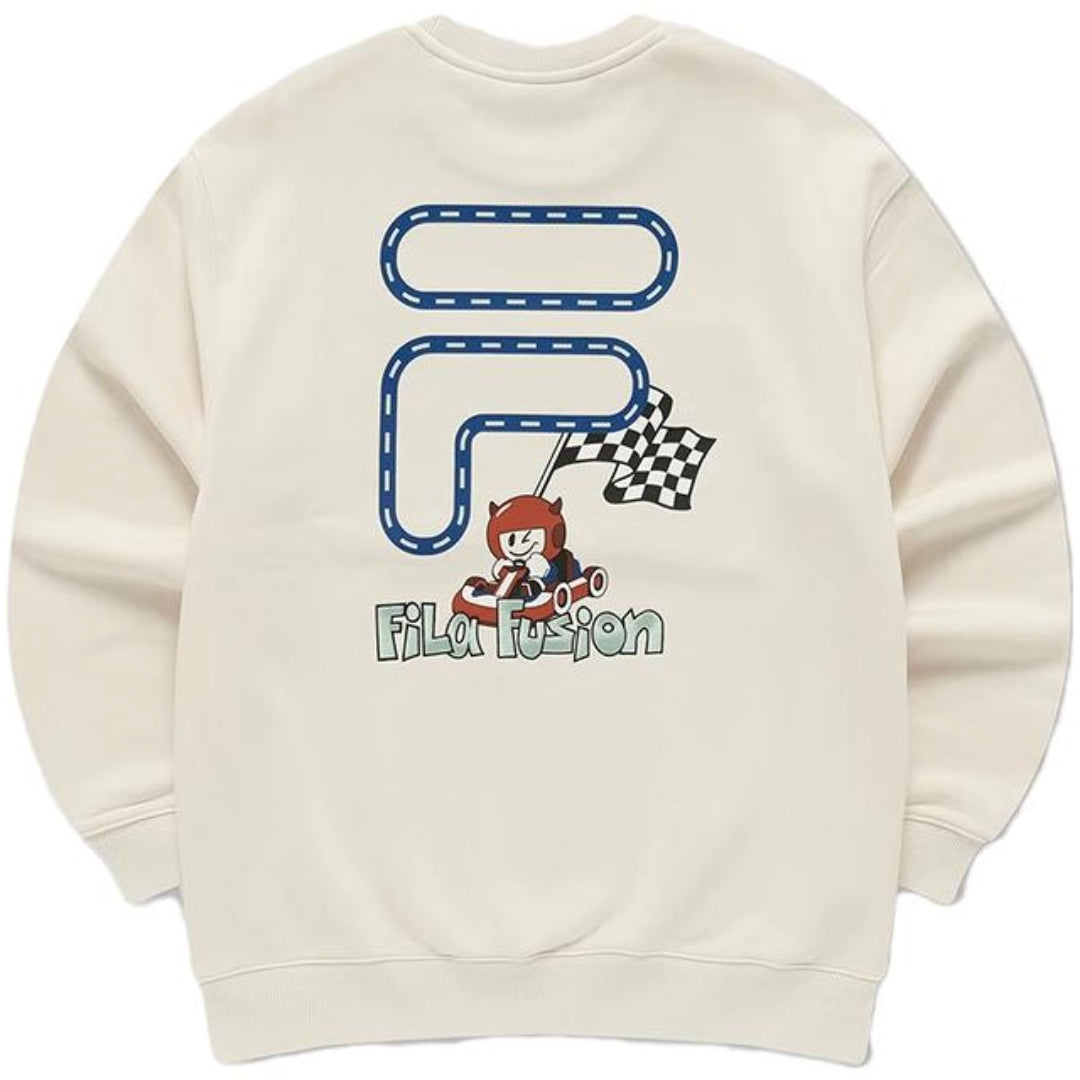FILA FUSION Fob Graphic Sweater 'Beige' T11U343205F-BG