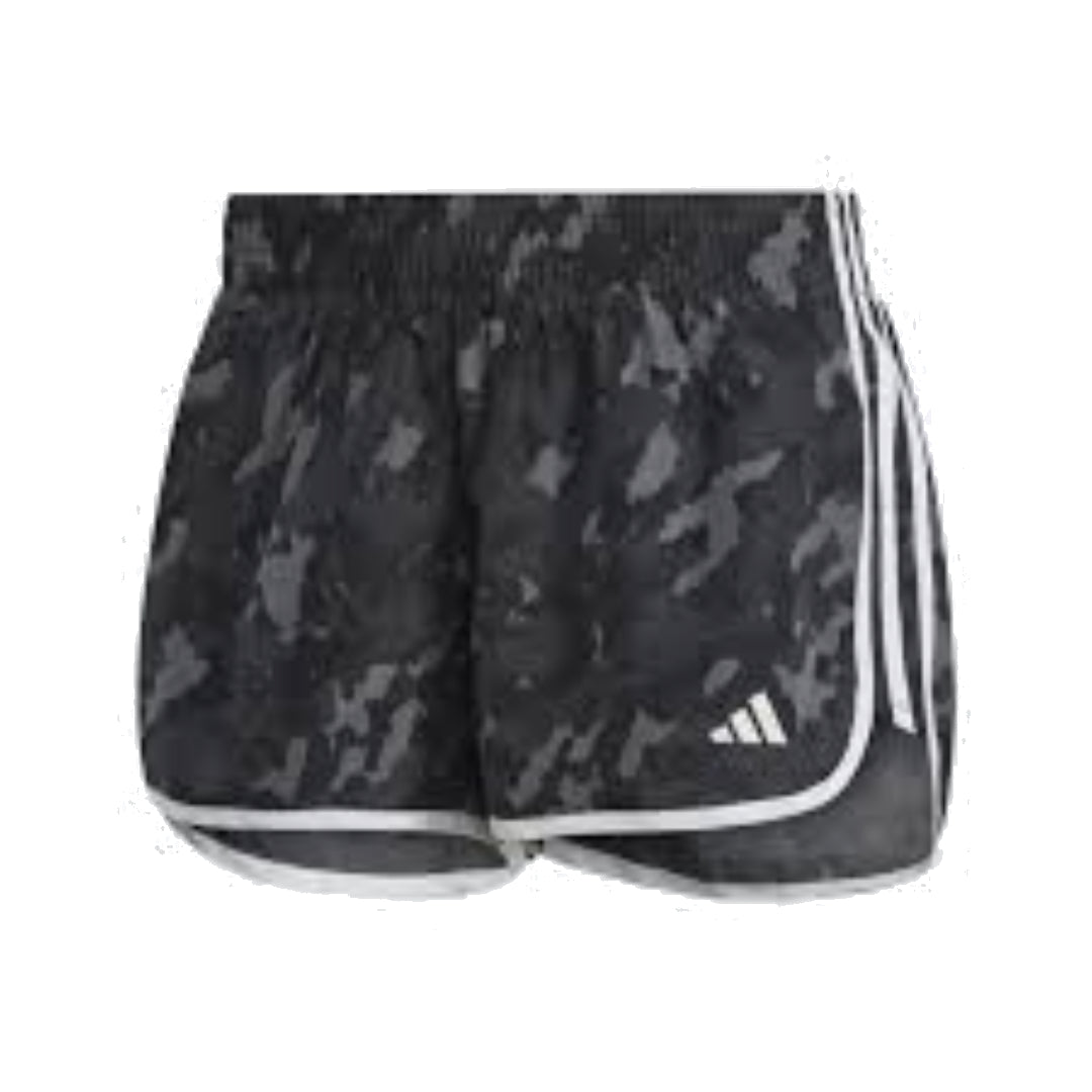 (WMNS) adidas Marathon 20 Camo Running Shorts Asia Sizing 'Grey Black White' HM4249