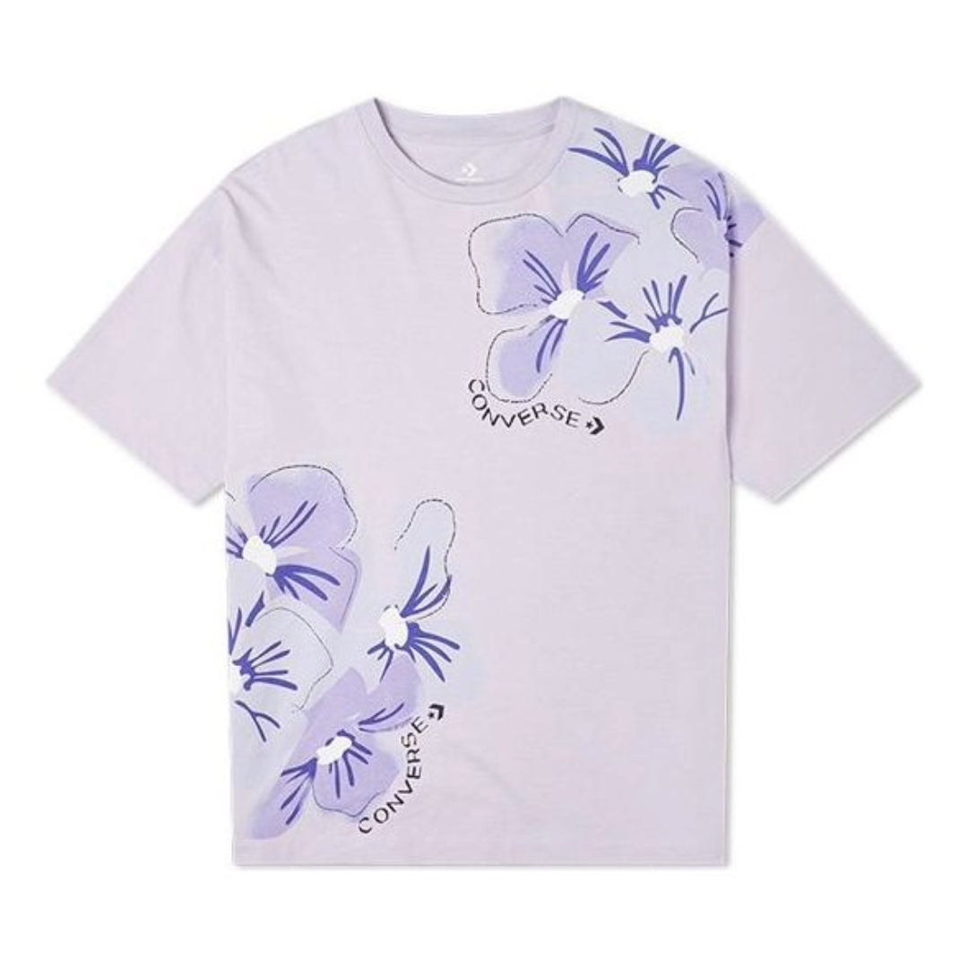 (WMNS) Converse Infinite Lilac IWD Oversized T-Shirt 'Purple' 10022422-A01