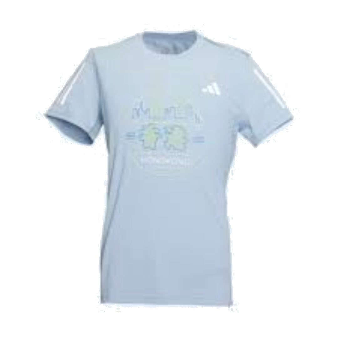 adidas HK Race T-Shirt Asia Sizing 'Blue' IX7756