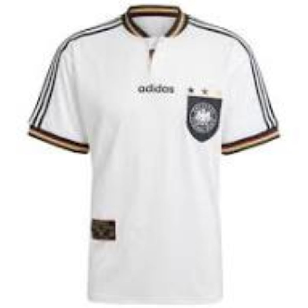 adidas Germany 1996 Home Jersey Asia Sizing 'White Black' IT7749