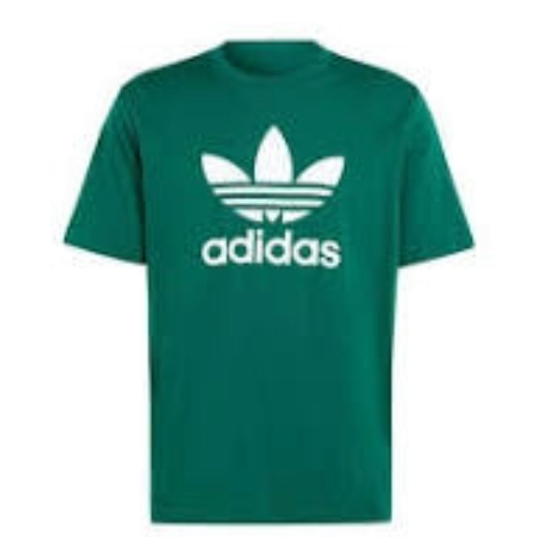 adidas Adicolor Trefoil T-Shirt Asia Sizing 'Green White' IR7976