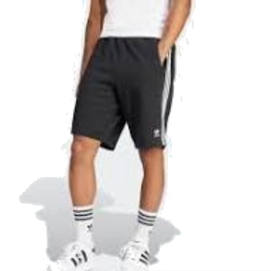 adidas Lifestyle Adicolor 3-Stripes Shorts Asia Sizing 'Black White' IU2337