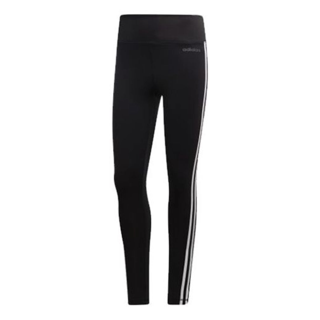 (WMNS) adidas Designed 2 Move 3-Stripes High-Rise Long Tights Asia Sizing 'Black White' DU2040