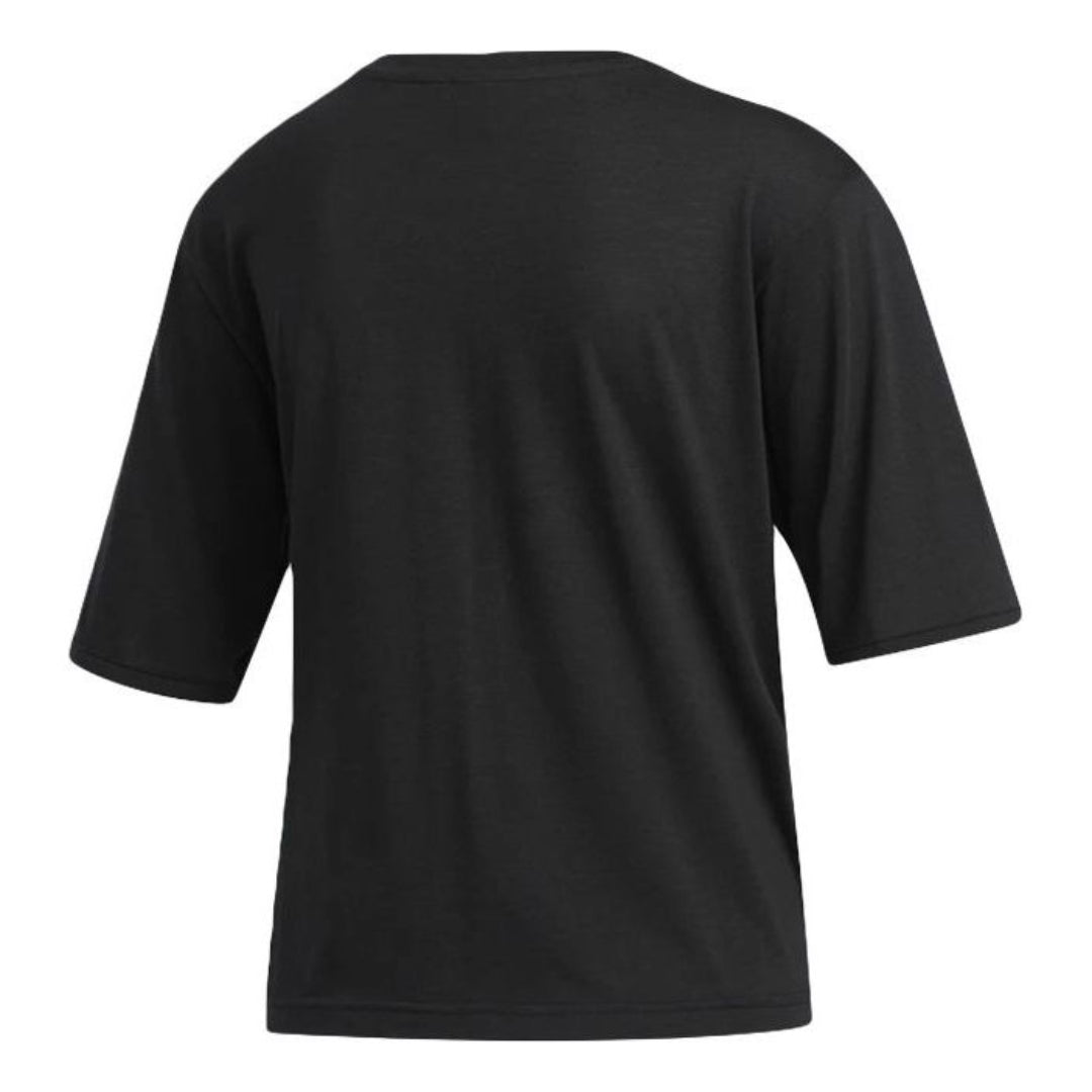 (WMNS) adidas T-Shirt Asia Sizing 'Black' FM1654