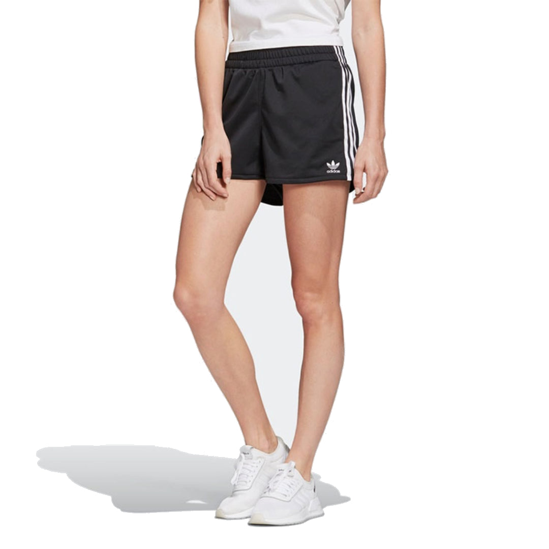 (WMNS) adidas 3-Stripes Shorts Asia Sizing 'Black White' FM2610