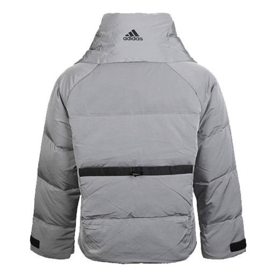 (WMNS) adidas Glam On Puff Jacket Asia Sizing 'Grey' FT2534