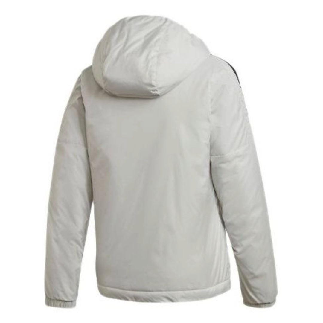 (WMNS) adidas Essentials Thermal Hooded Jacket Asia Sizing 'Grey' GH4600