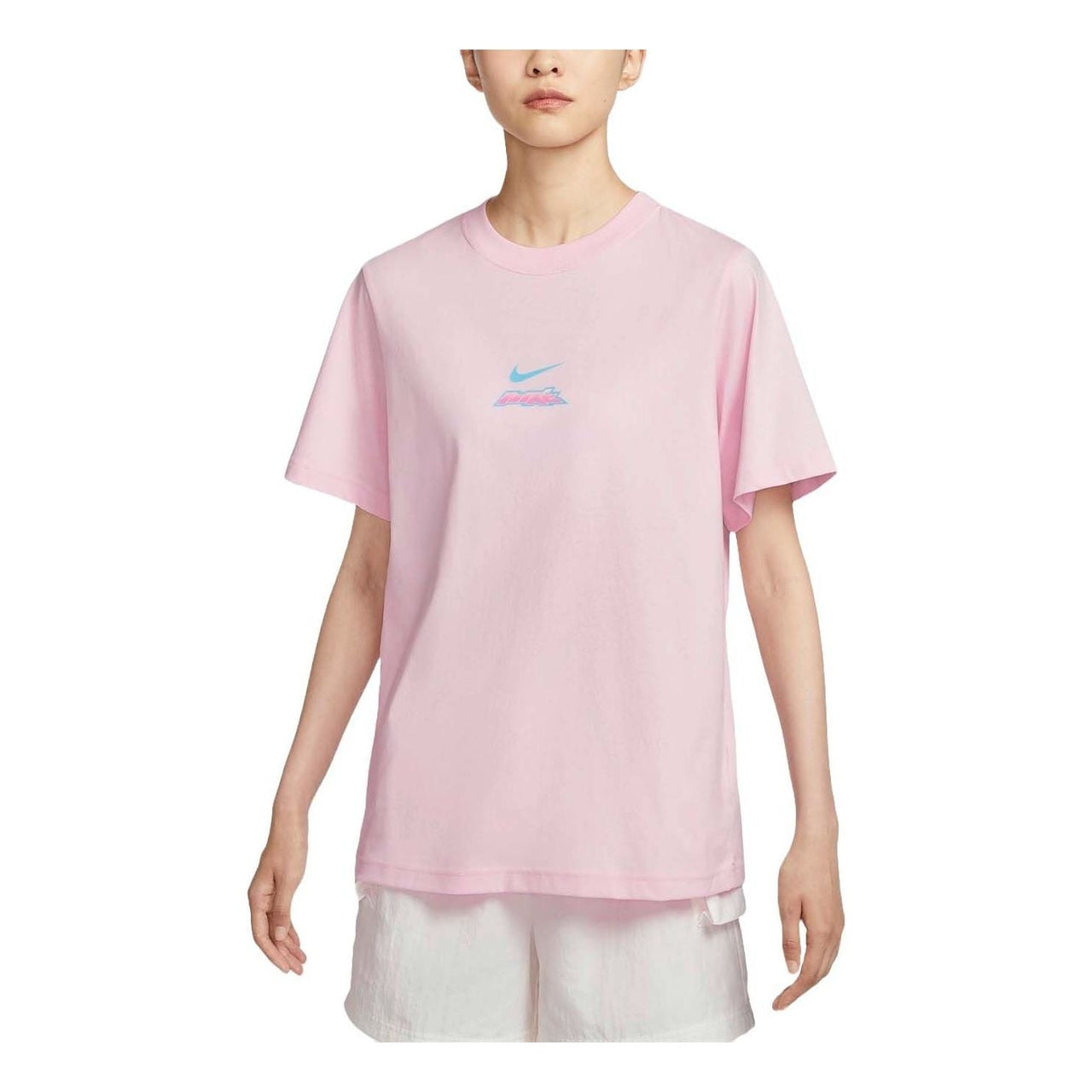 (WMNS) Nike Sportswear Essential T-shirt Asia Sizing 'Pink' HM4625-663