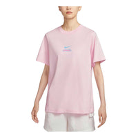 (WMNS) Nike Sportswear Essential T-shirt Asia Sizing 'Pink' HM4625-663