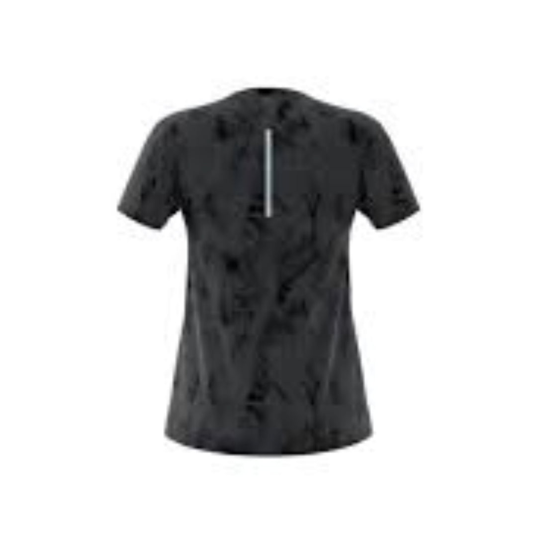 (WMNS) adidas Ultimate Allover Print Running T-Shirt Asia Sizing 'Black' IN0630