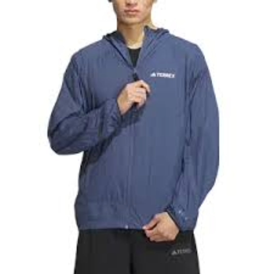 adidas Lightweight Windbreaker Asia Sizing 'Blue' IS0272