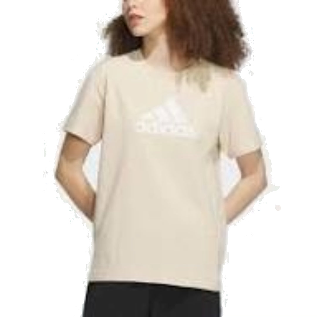(WMNS) adidas RCO BOS T-Shirt Asia Sizing 'Beige' IP7085