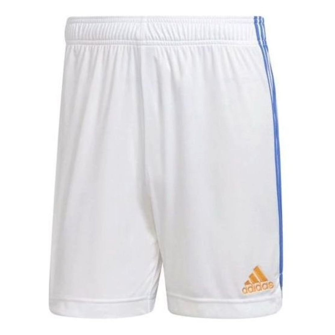 adidas Real Home Shorts Asia Sizing 'White Blue' GM6784