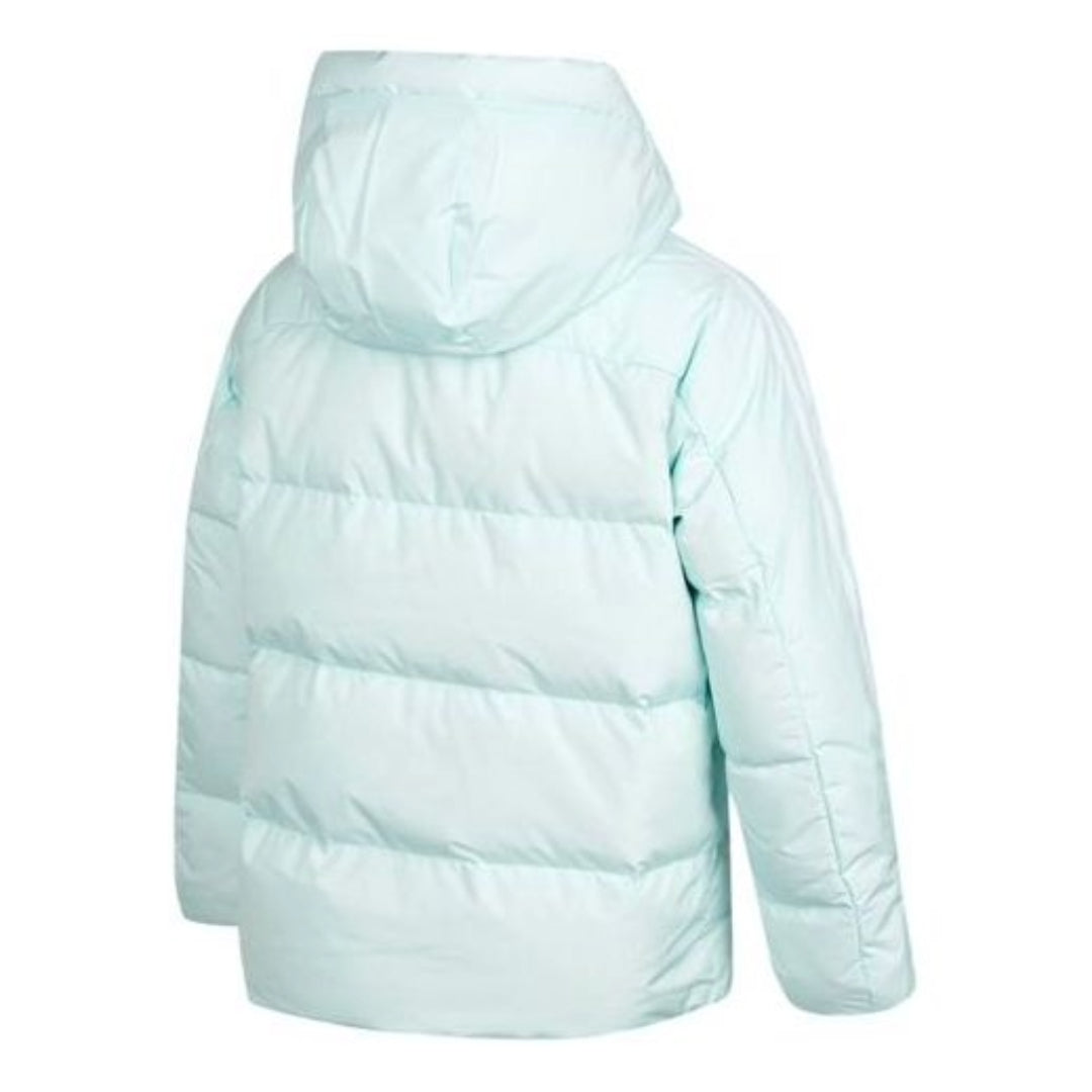(WMNS) adidas Faux Suede Puffy Down Jacket Asia Sizing 'Blue' H20809