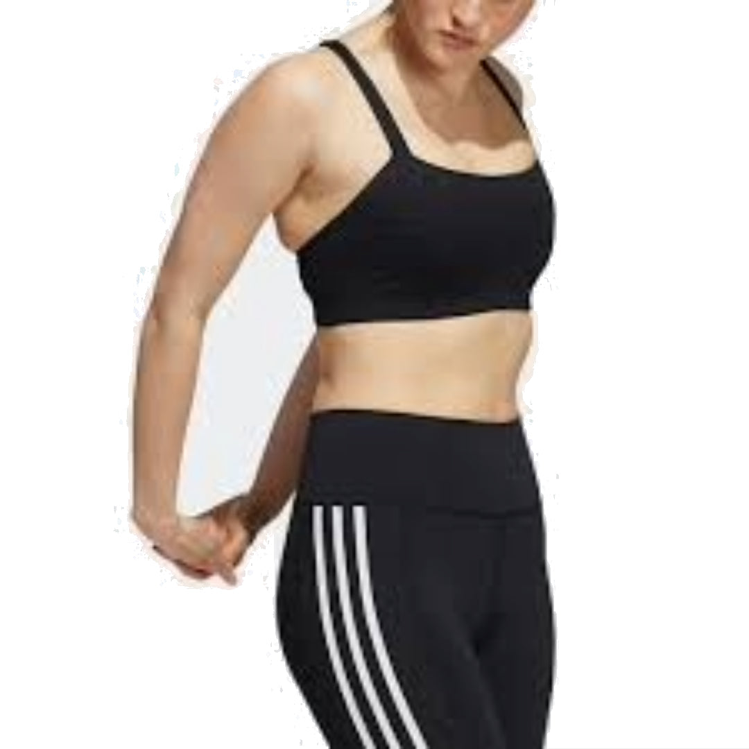 (WMNS) adidas Light-Support Yoga Bra Asia Sizing 'Black' H56330