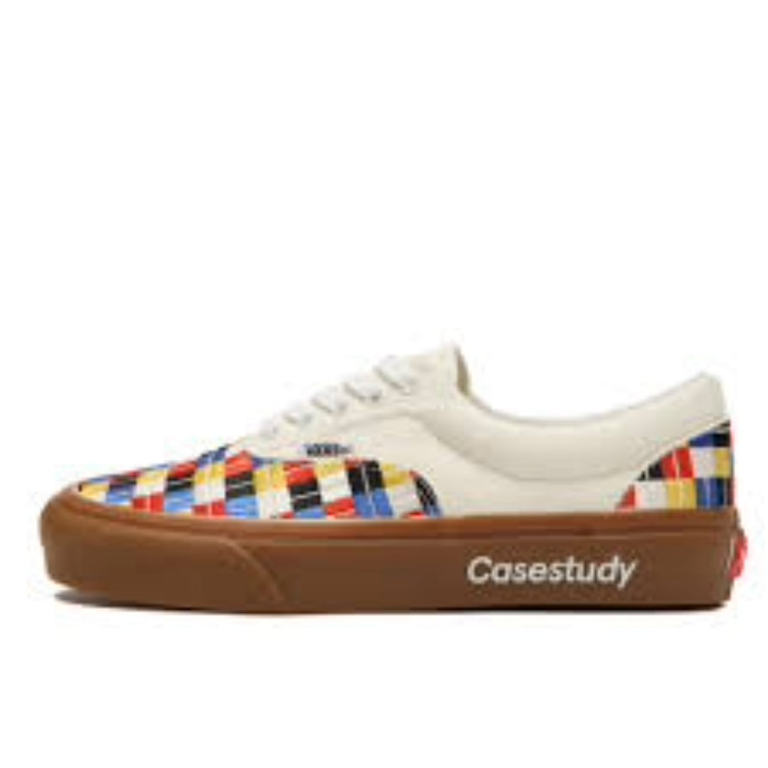 Vans Vault x Casestudy Era VLT LX Marshmellow Classic Gum 'White Multi-Color' VN0A4BNHVE1