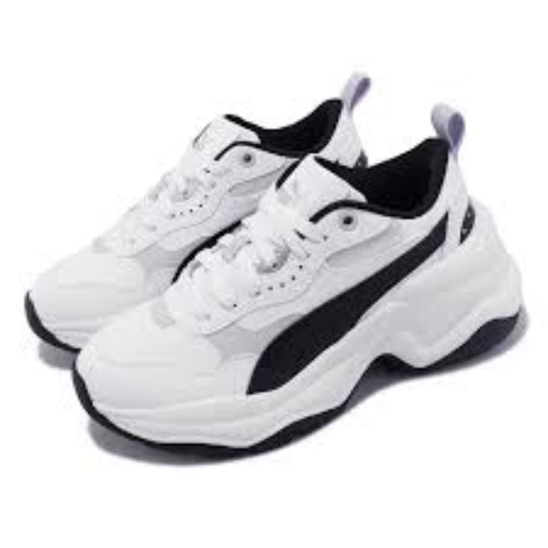 (WMNS) PUMA Cilia Wedge 'Black White' 393915-07