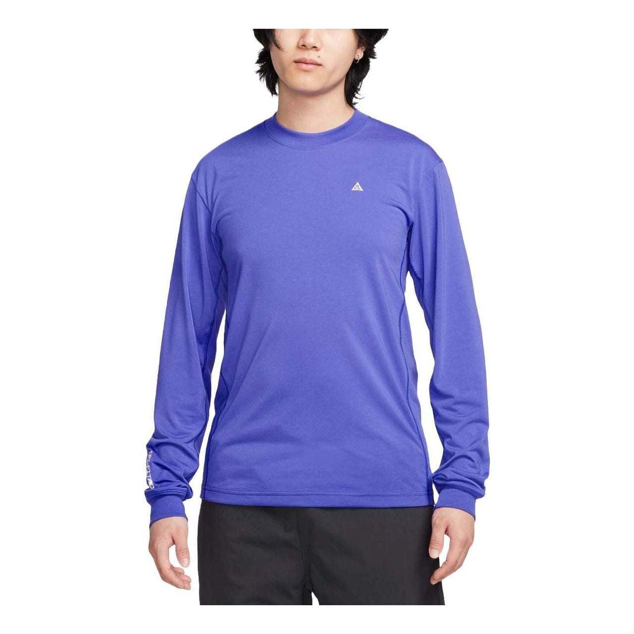 Nike ACG Goat Rocks Dri-FIT ADV Long Sleeve T-Shirt Asia Sizing 'Purple' FN8395-510