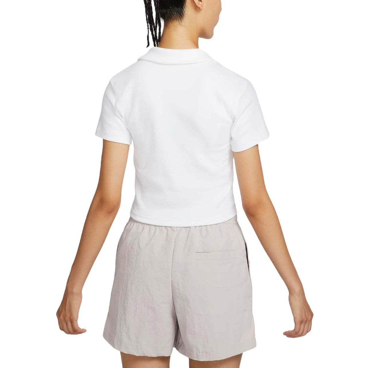 (WMNS) Nike Sportswear Polo Shirt Asia Sizing 'White' HJ6852-100