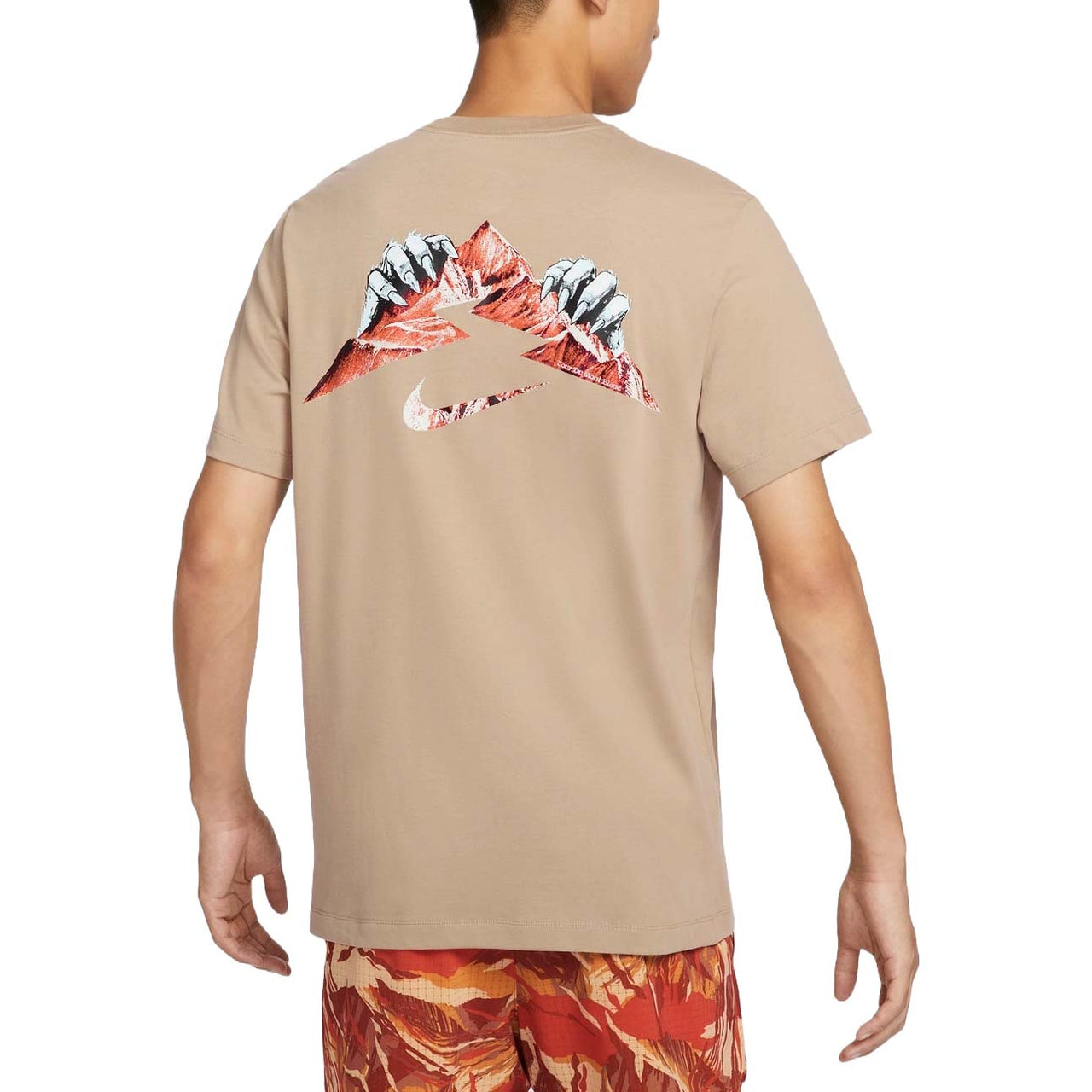 Nike Dri-FIT Running T-Shirt Asia Sizing 'Khaki' FZ8055-247