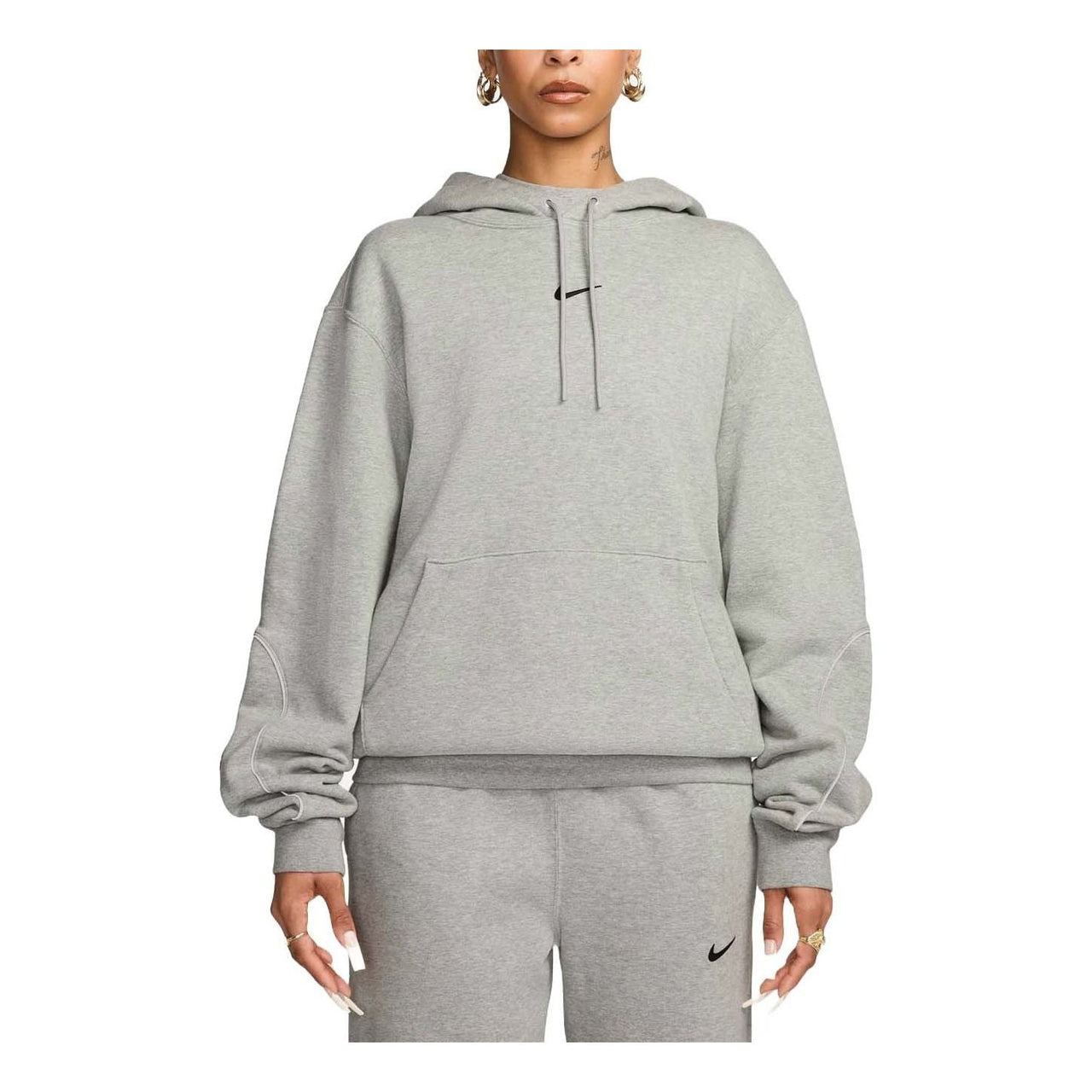 Nike x NOCTA Drake Fleece CS Hoodie Asia Sizing 'Dark Grey Heather' FN7660-063
