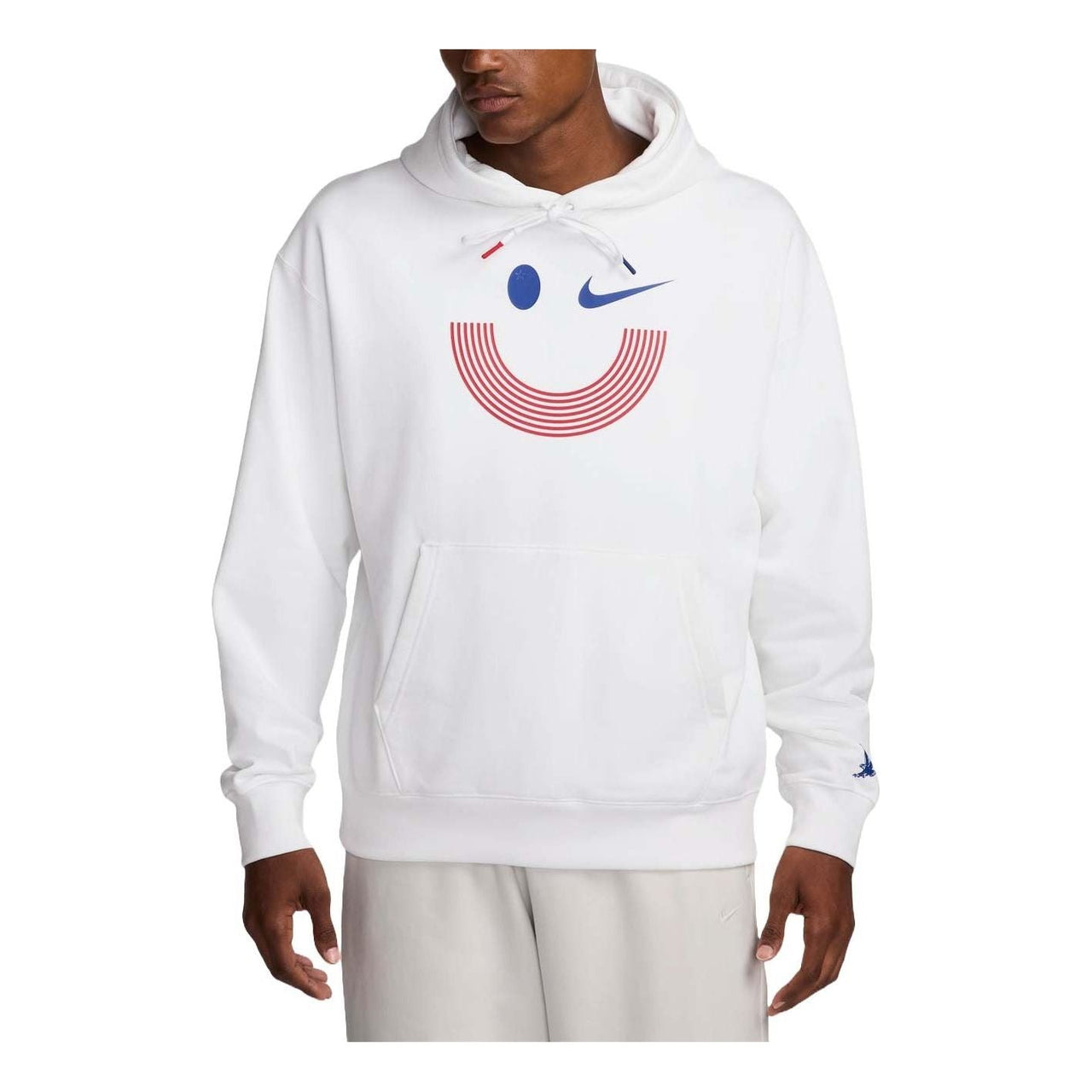 Nike USA Solo Swoosh Hoodie 'White' FN4416-100