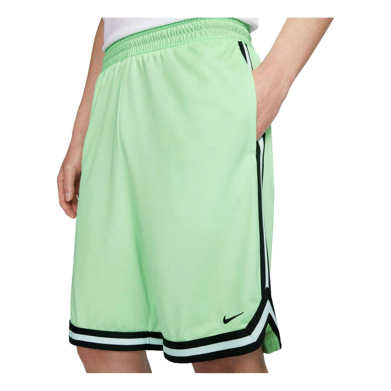 Nike DNA Dri-FIT Basketball Shorts Asia Sizing 'Light Green Black' FN2605-376