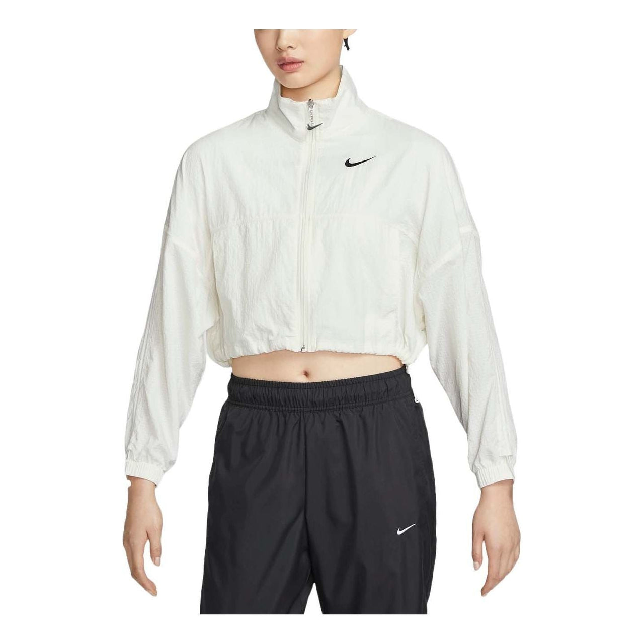 (WMNS) Nike Sportswear Woven Jacket Asia Sizing 'Sail' HM4629-133