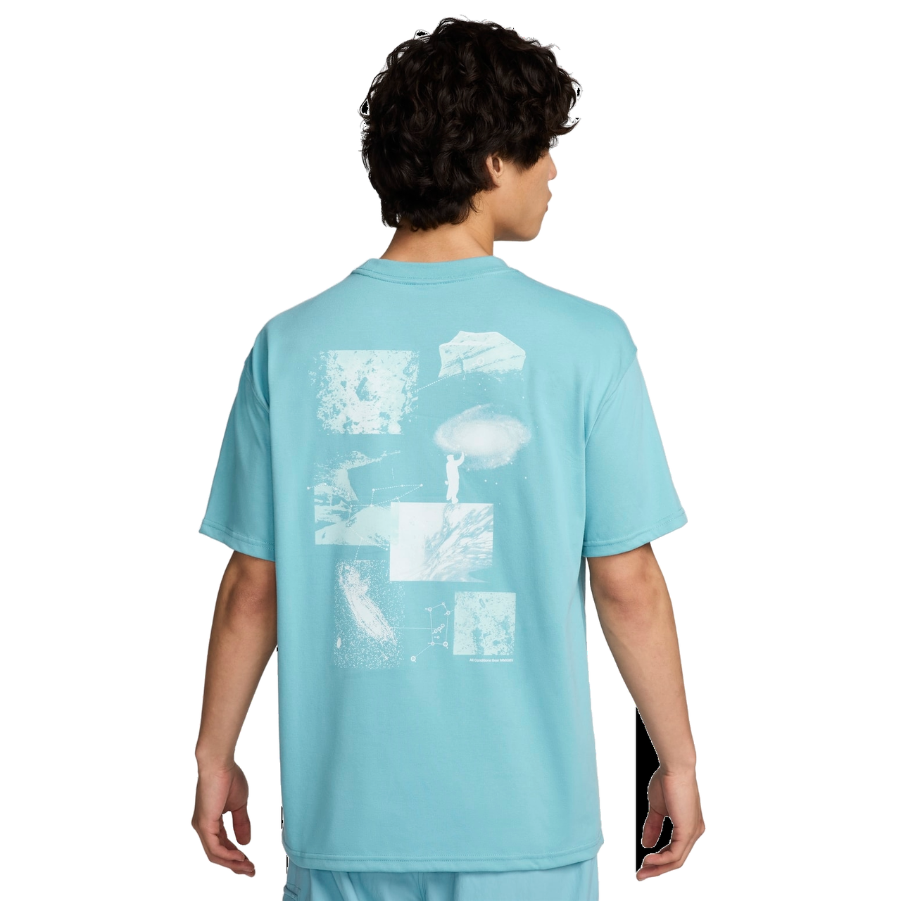 Nike ACG Dri-FIT Graphic T-Shirt Asia Sizing 'Denim Turquoise' FZ5276-464