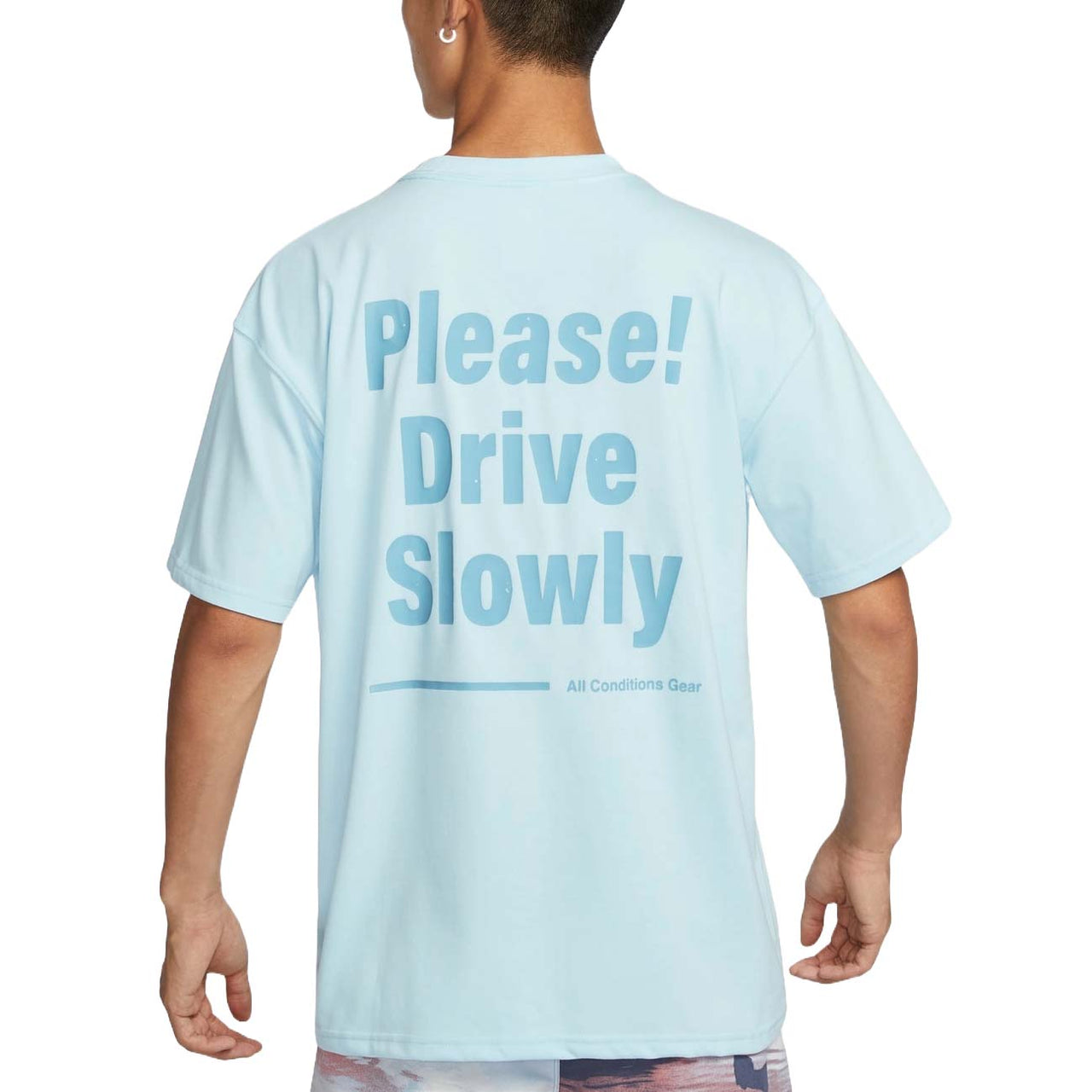 Nike ACG Dri-FIT Graphic T-Shirt Asia Sizing 'Ice Blue' FZ5278-474