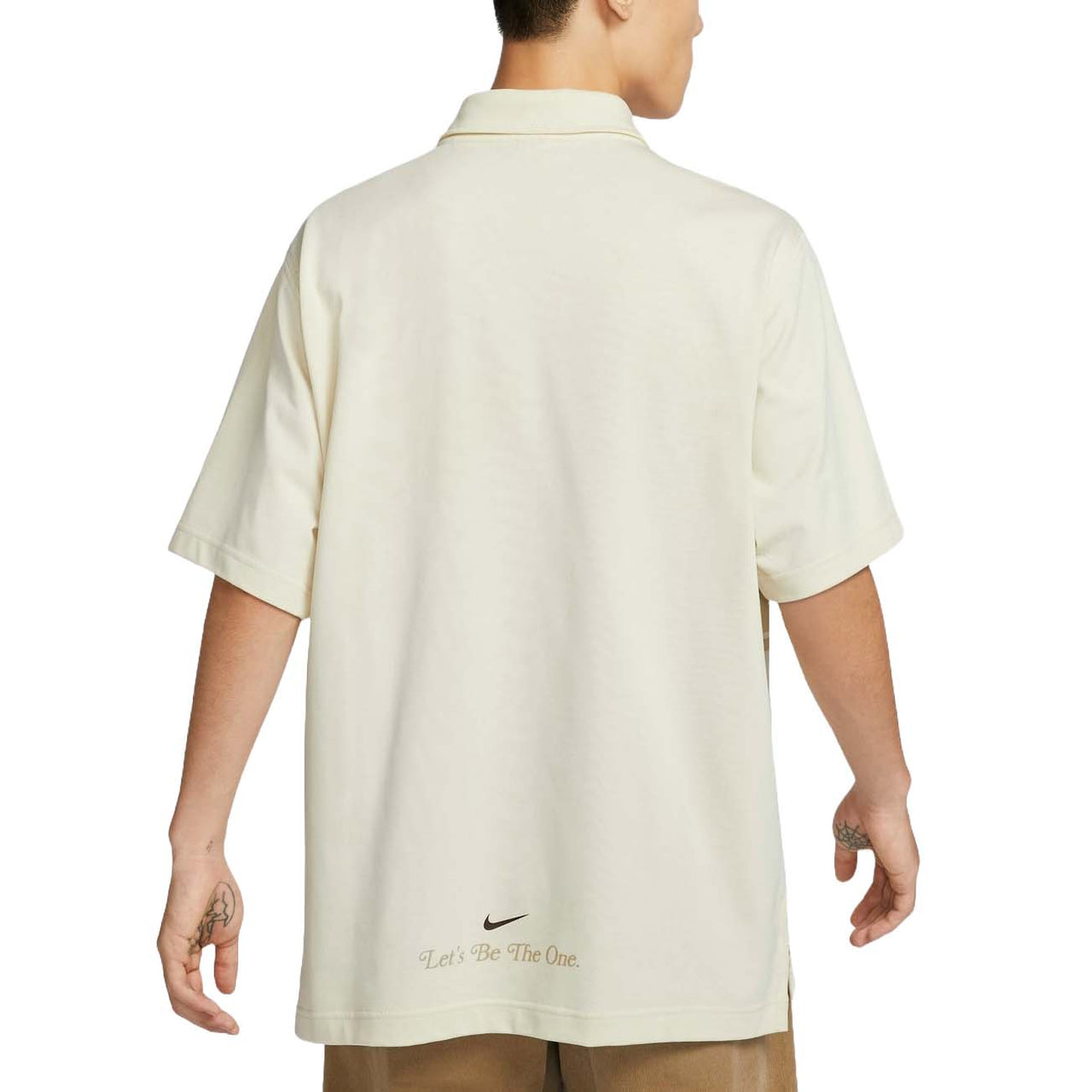 Nike Sportswear Graphic Polo Shirt Asia Sizing 'Coconut White' HM4456-113