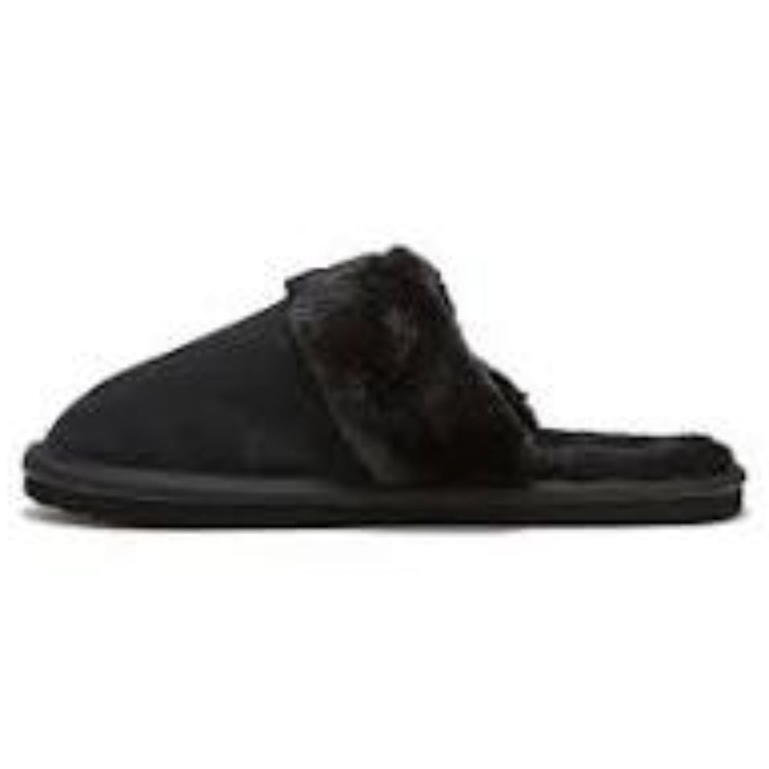 (WMNS) PUMA Fluff Mule BX Fur 'Black' 392223-02