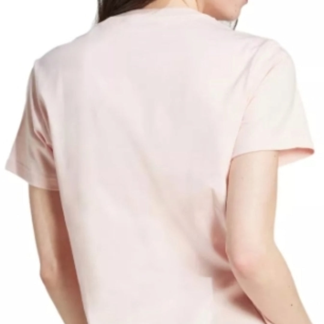 (WMNS) adidas Essentials Logo T-Shirt Asia Sizing 'Pink' IY4322