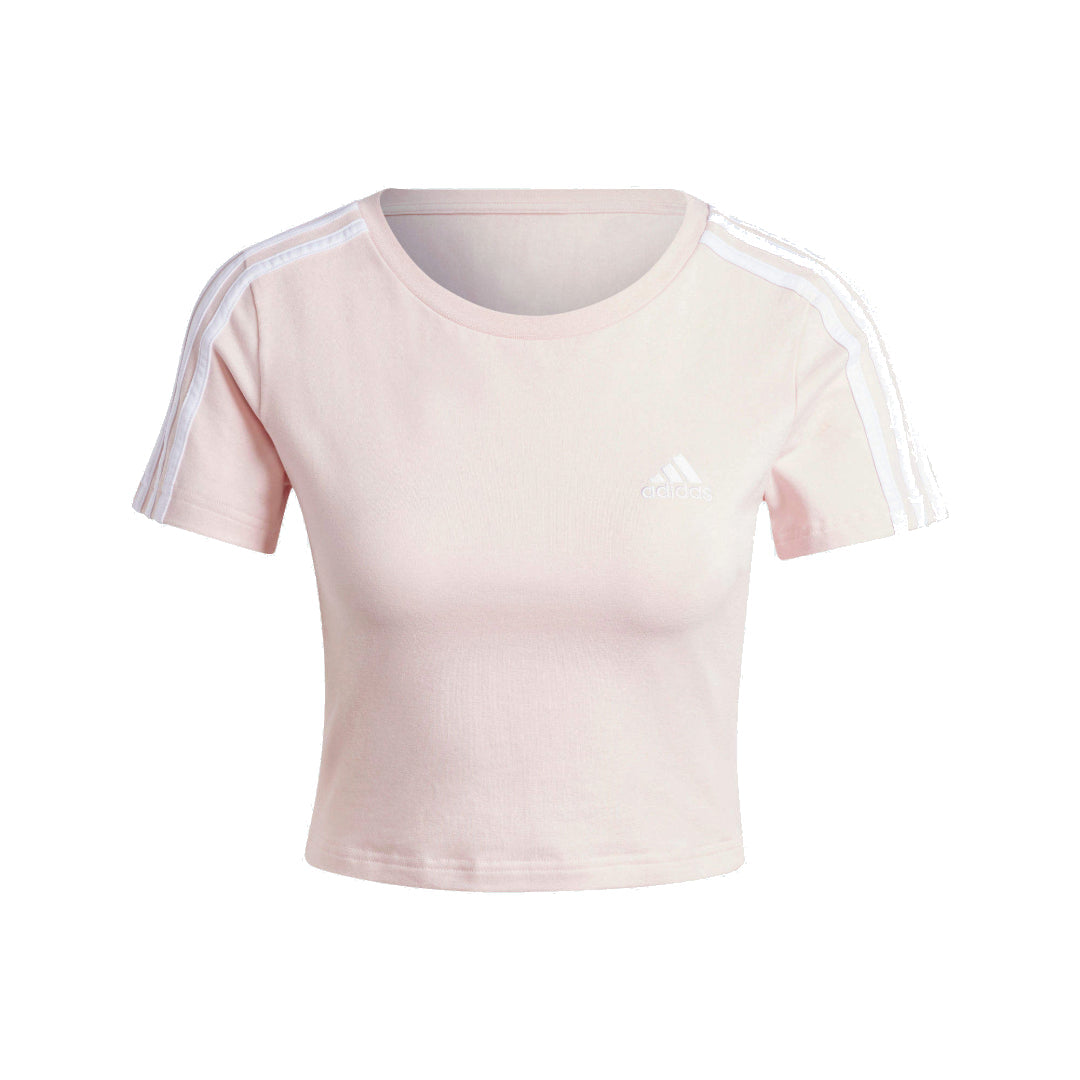 (WMNS) adidas Essentials 3-Stripes T-Shirt Asia Sizing 'Pink' IY4269