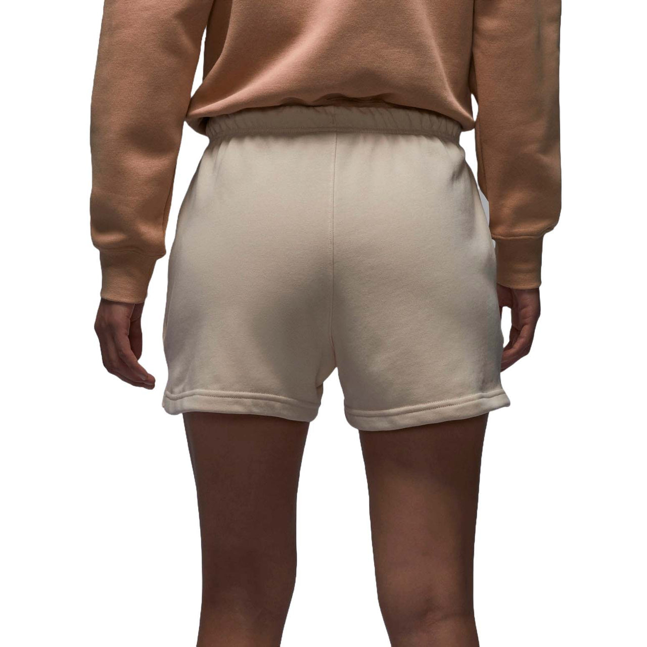 (WMNS) Air Jordan Brooklyn Fleece Shorts Asia Sizing 'Light Brown' HJ1366-203
