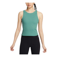 (WMNS) Nike Zenvy Dri-FIT Rib Tank Asia Sizing 'Green' FN3537-361