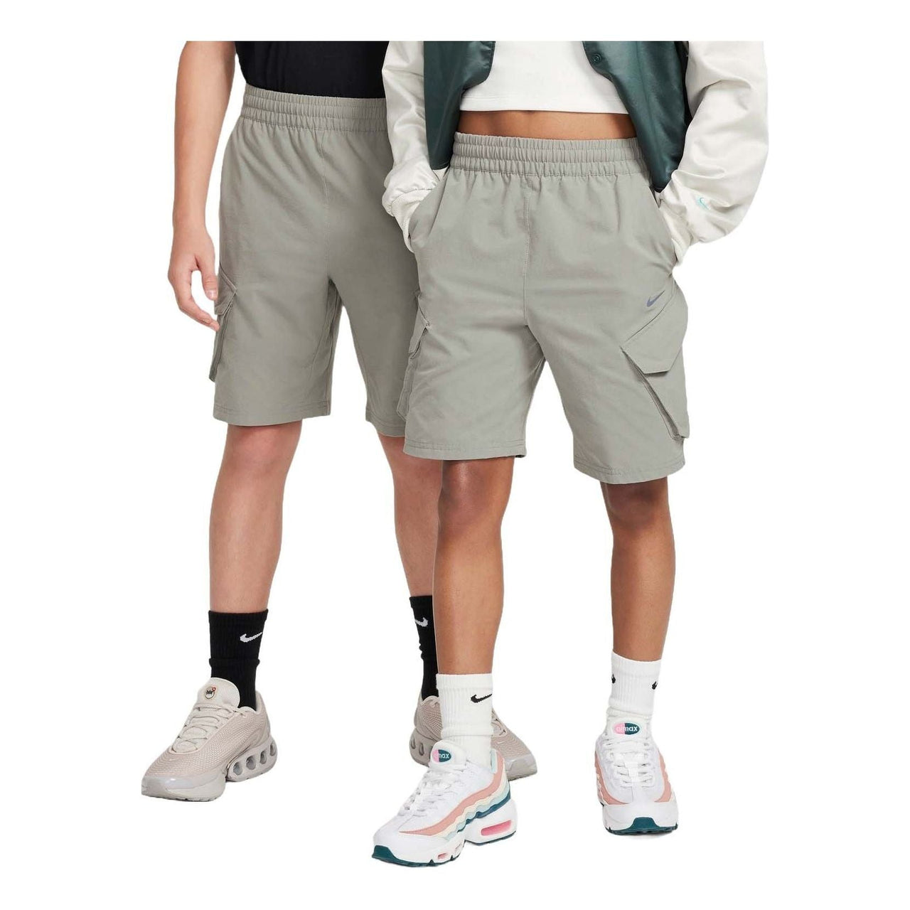 (GS) Nike Sportswear City Utility Cargo Shorts 'Dark Grey' FZ4903-053