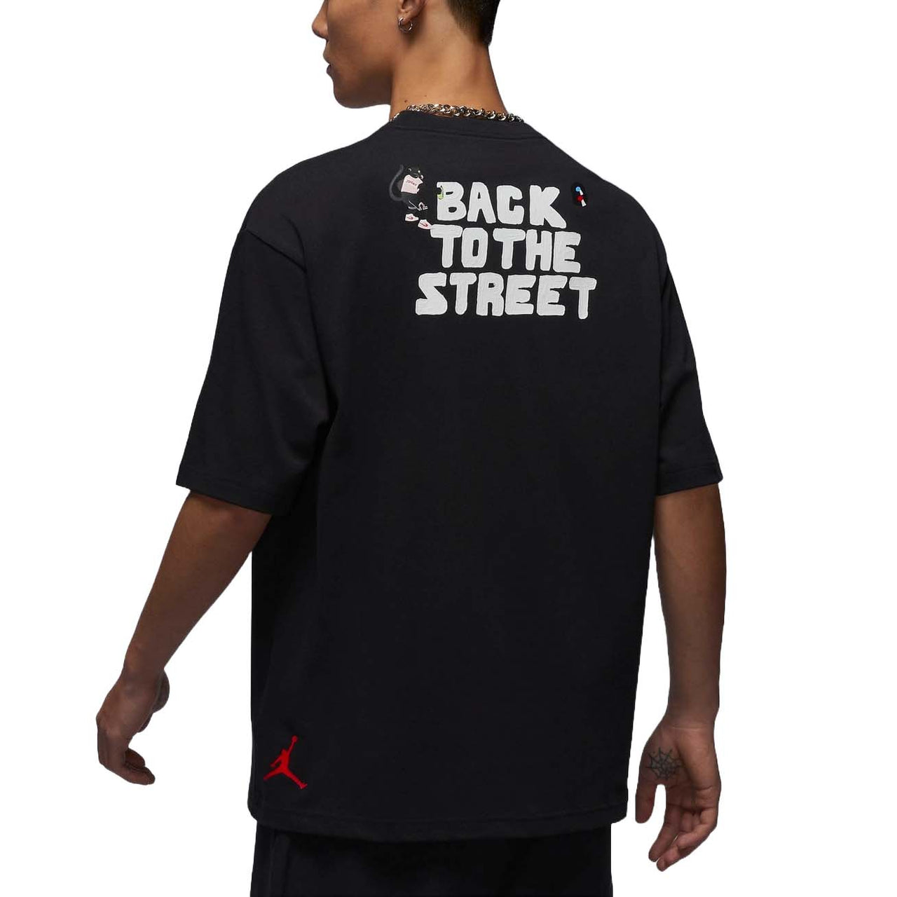 Air Jordan Graphic T-Shirt Asia Sizing 'Black' HM4898-010