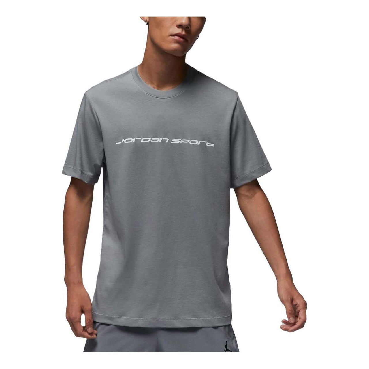 Air Jordan Sport Dri-FIT T-Shirt Asia Sizing 'Grey' FZ1932-073